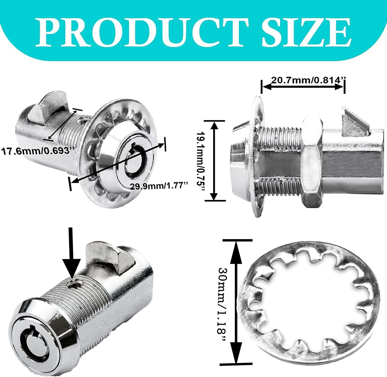 ATM Tool Box Lock, Manufacturers keyed slam latch lock factory price