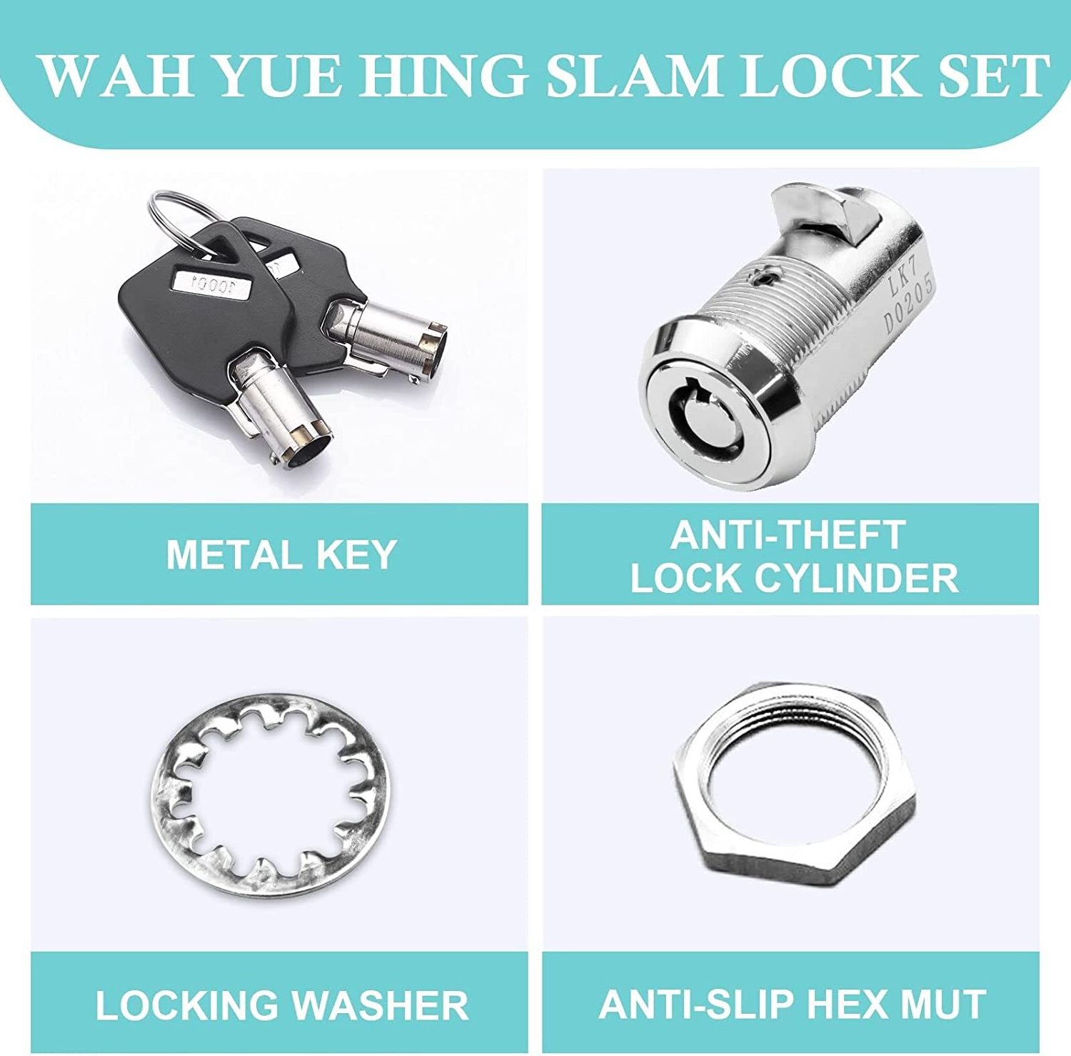 ATM Tool Box Lock, Manufacturers keyed slam latch lock factory price