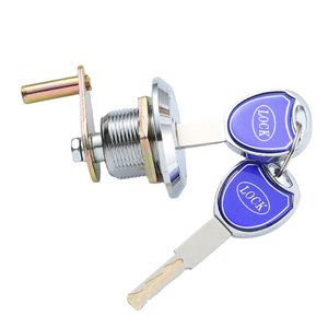 Security Hidden Metal Steel Cabinet Lock cylinder double keyway door hardware rim lock safe lock