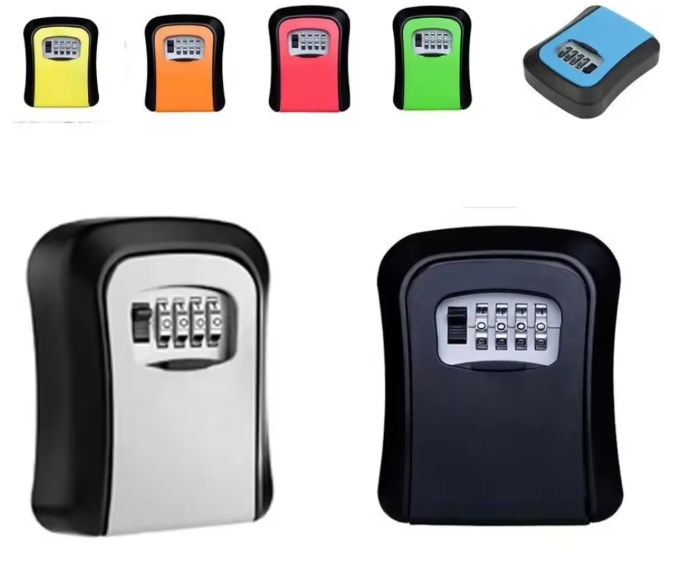 4 Combination Lock Code Key Storage Locker Various Colors Mechanical Door Code Lock