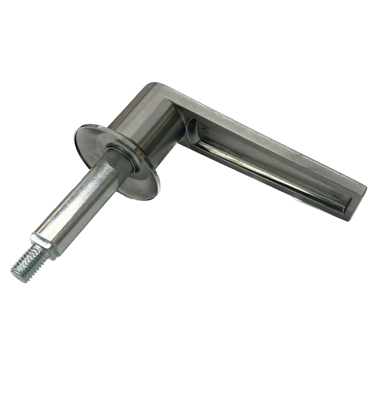 Wholesale Square Shaft Safe Handle Small L Shape Satin Chrome Steel Handle for Safe