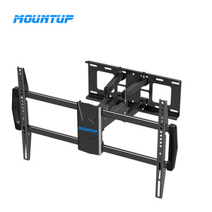 MOUNTUP TV Holder 90 Degrees Swivel Retractable SPCC Steel TV Wall Mounts For VESA 600x400mm