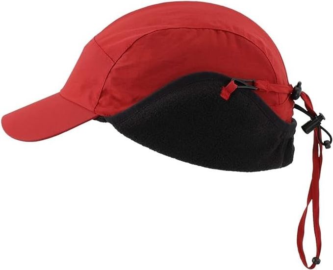 Factory Price Outdoor Ear Flaps Hat Waterproof and Warm Wool Lining Baseball Cap Winter Earmuff Cap