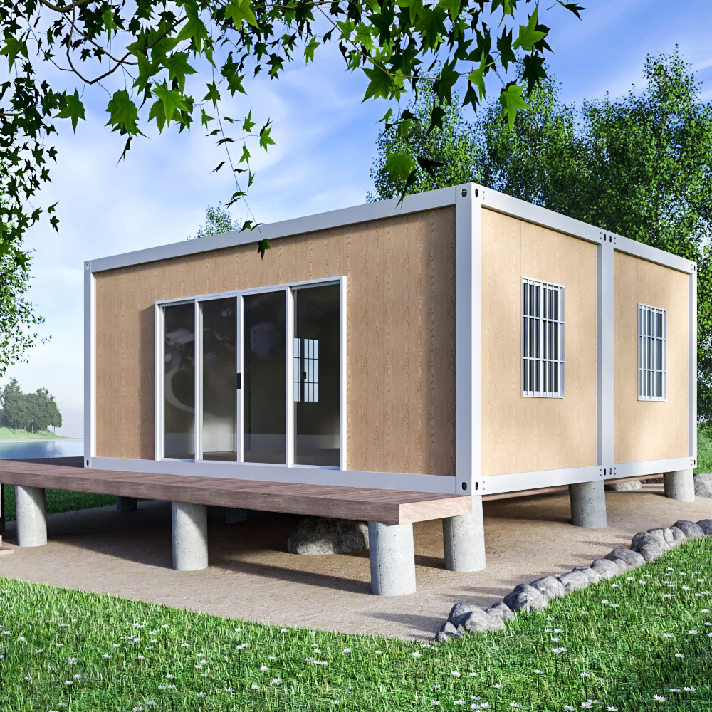 Modern Homes Studio Light Steel Cabin Garden Office Steel Frame Prefab...Garden Shed Villa Modular House