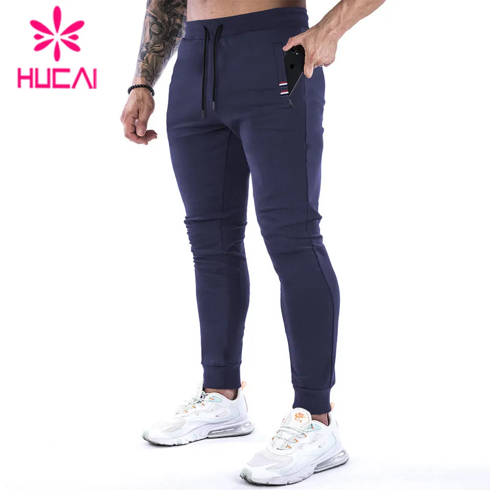 Custom Men Private Label High Quality Cotton Spandex Sweatpants Gym Fitness Workout Active Wear Jogger Wholesale