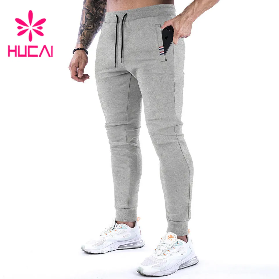 Custom Men Private Label High Quality Cotton Spandex Sweatpants Gym Fitness Workout Active Wear Jogger Wholesale