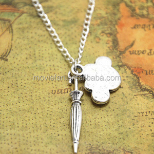 Umbrella necklace Cloud Charm pendant Rain Weather Clouds jewelry