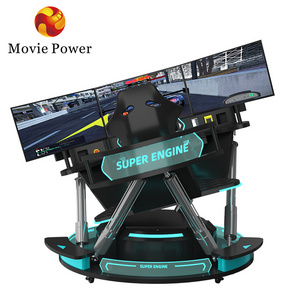 3 screen car simulator driving 6 dof motion platform vr arcade machine coin operated games vr gaming vr machine