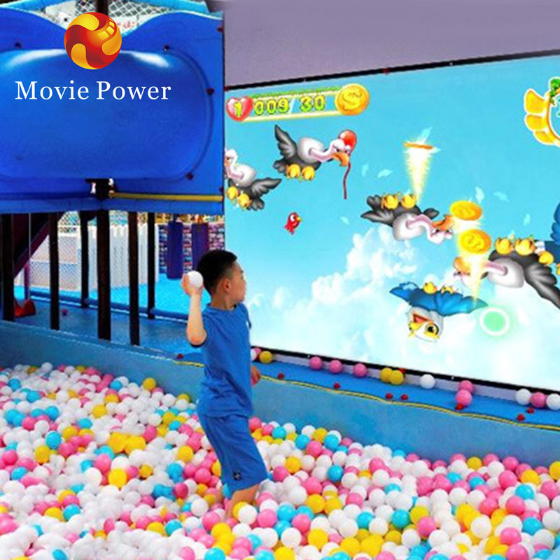 VR Kids Fun zone AR Magic Ball Interactive Projection Wall Game  AR Children Interactive Projector Games