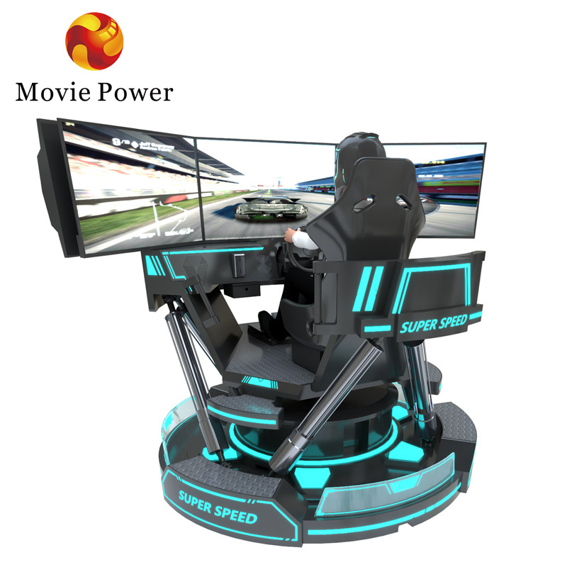 Movie Power 6dof motion platform for driving simulator hydraulic racing simulator 4d Car Racing Game Machine simulator