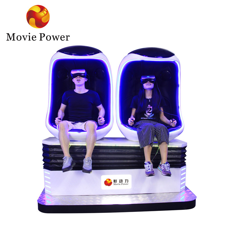 Roller coaster virtual reality 9D egg 360 VR Chair Cinema Shooting 9D vr box movie simulator Motion Ride Game for shopping mall