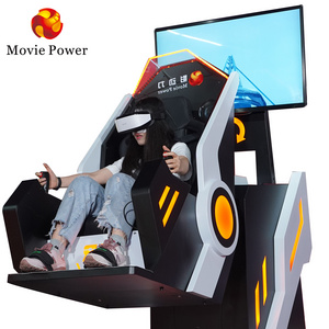 high quality VR game  Vr Aircraft 9d 720 degree Flight Simulator Cockpit roller coaster for sale VR game