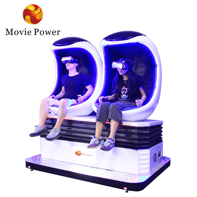 Roller coaster virtual reality 9D egg 360 VR Chair Cinema Shooting 9D vr box movie simulator Motion Ride Game for shopping mall