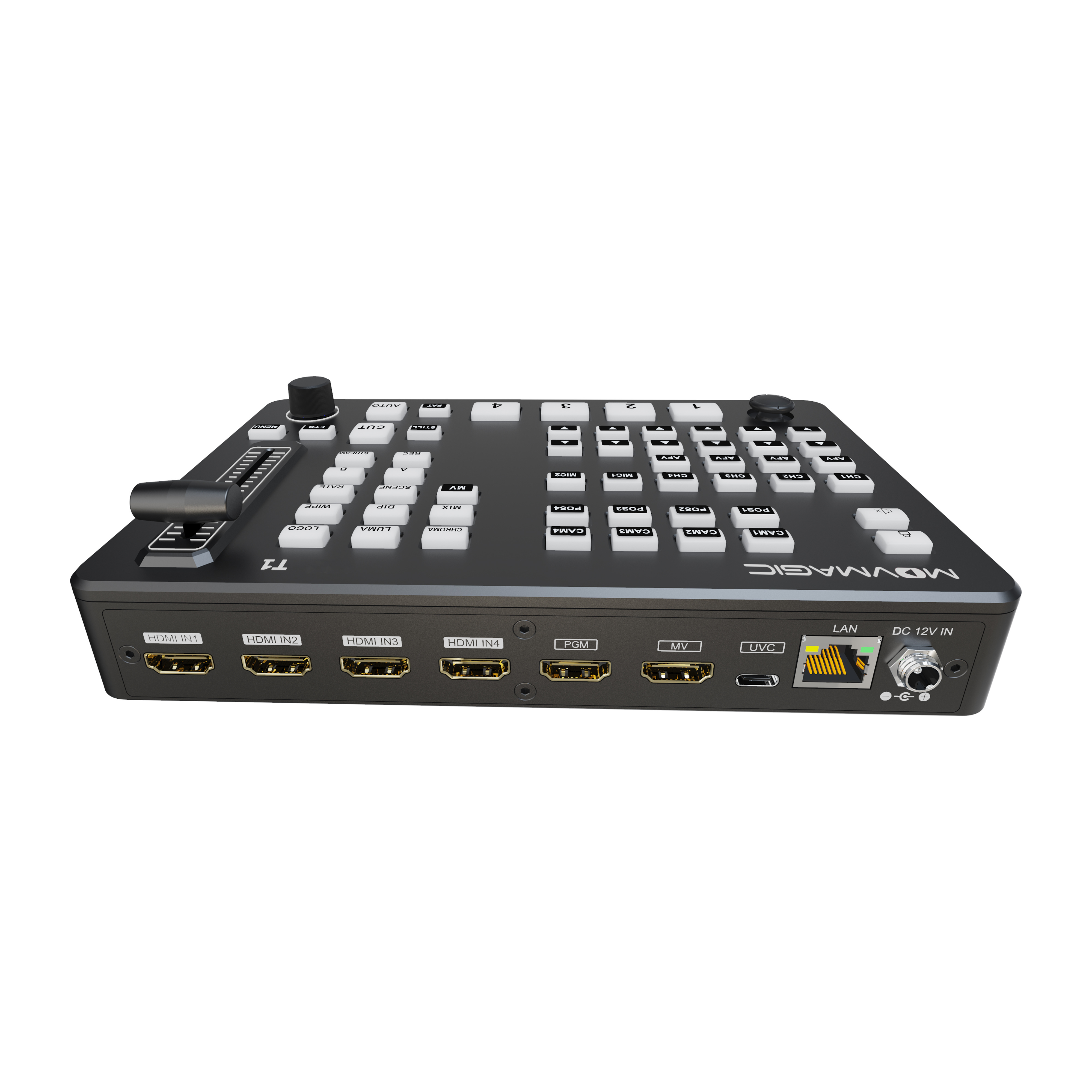 multi camera 4k input video switcher live streaming broadcast joystick control studio mixer video camera switcher