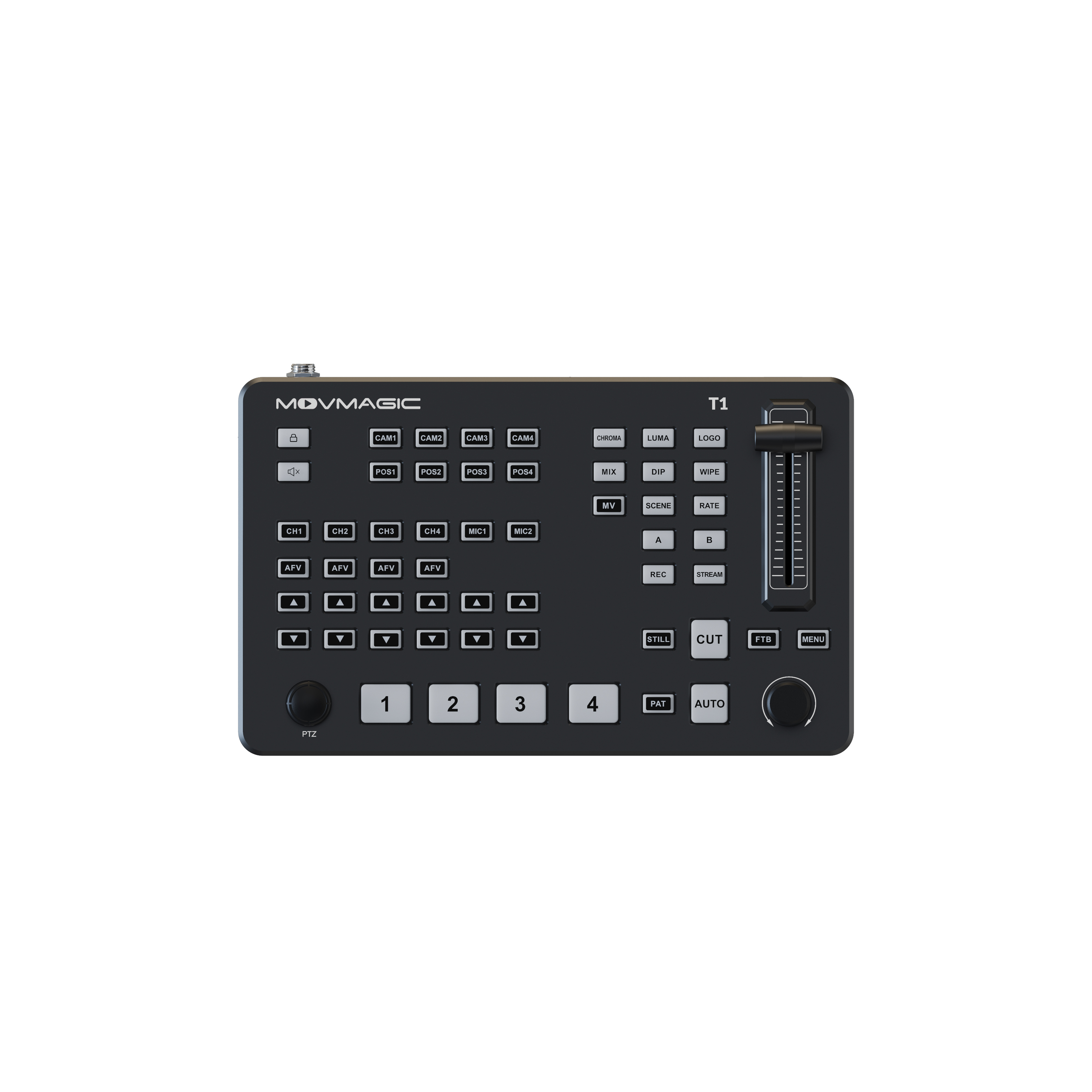 multi camera 4k input video switcher live streaming broadcast joystick control studio mixer video camera switcher