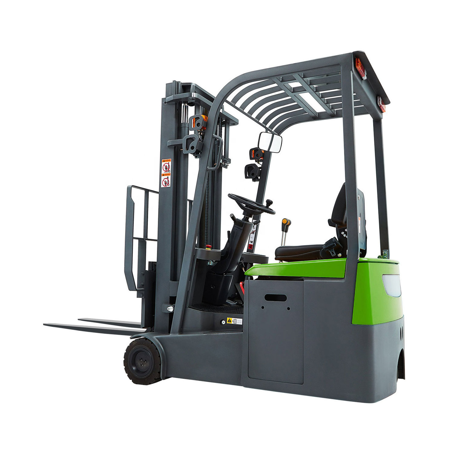 3 Wheel 1500kg  Electric Forklift Truck with  One Rear Driving Wheel Semi  AC Power