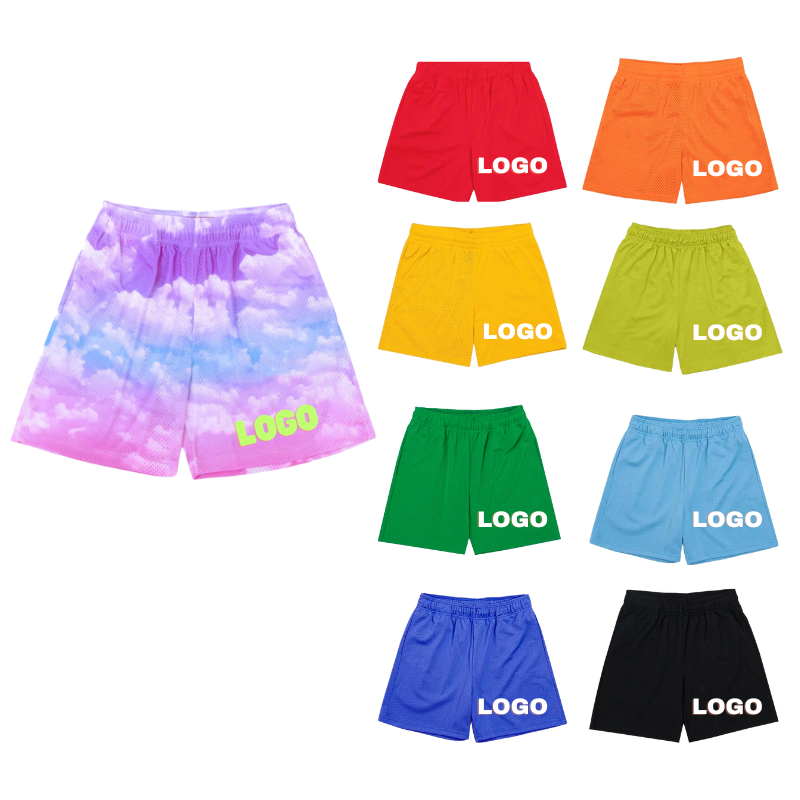 2023 Newest Custom Logo short Summer Outdoor printed athletic shorts Letter Printing Polyester wholesale blank basketball shorts