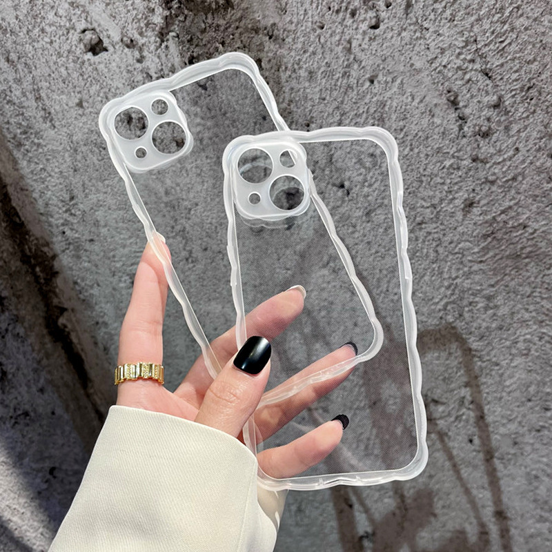 New Shockproof Soft Transparent Covers For Iphone 15 14 Pro Max High Clear TPU Mobile Cell Phone Cover For Iphone 11 12 13 Case