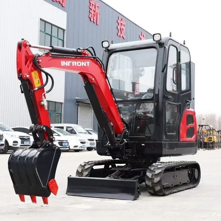 FREE SHIPPING! Chinese cheapest CE EPA 0.8 ton 1 ton 2 ton 3 ton Mini Excavator Digging Cabin Multi Function Digger Attachment