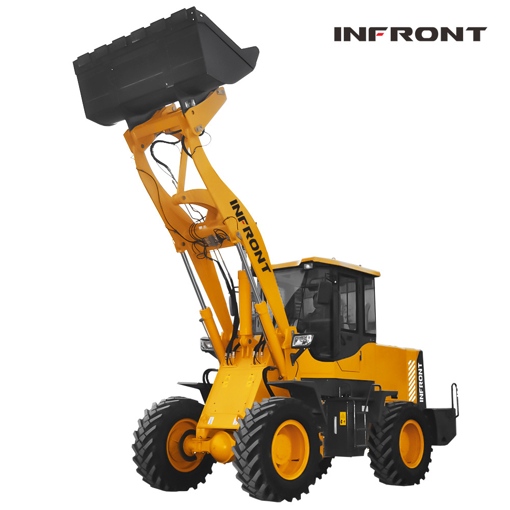 Small Loader Shovel Truck 1.5Ton Wheel Mini Loader Compact Track Loaders