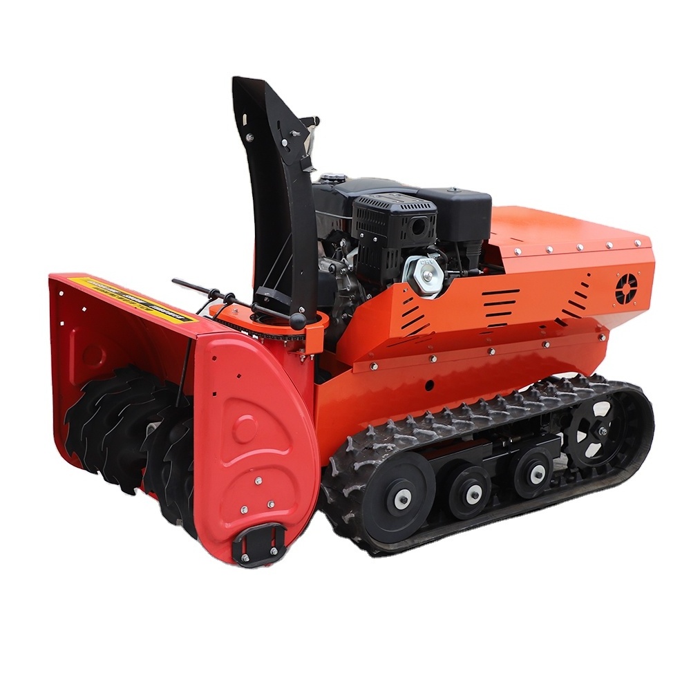 Group buying robot snow blower small remote control snow blower machine 4 wheel drive tractor with snow blower