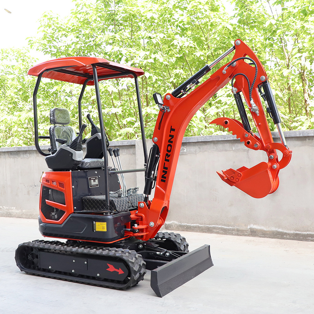 FREE SHIPPING! Chinese cheapest CE EPA 0.8 ton 1 ton 2 ton 3 ton Mini Excavator Digging Cabin Multi Function Digger Attachment