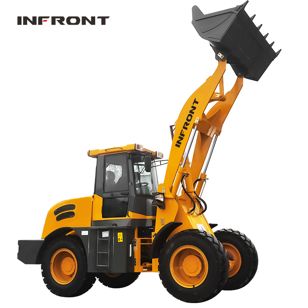 Small Loader Shovel Truck 1.5Ton Wheel Mini Loader Compact Track Loaders