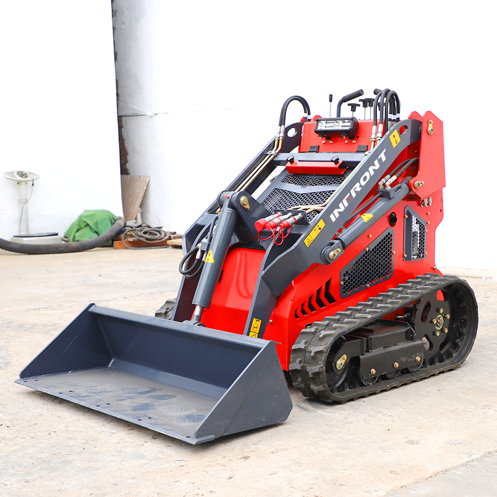 skid steer loader cheap price and high quality and attachments such as auger stump grinder for sale