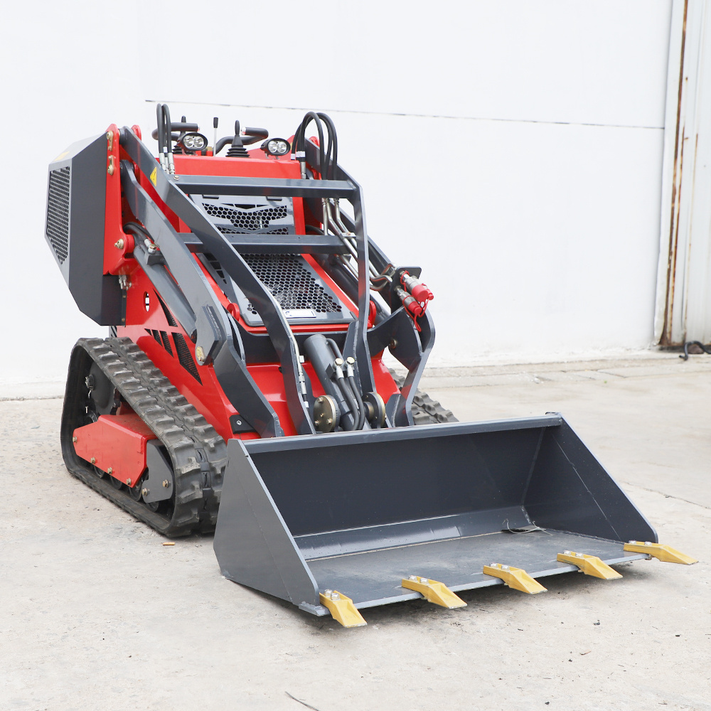 Euro 5 CE EPA Engine Manufacturer Small Mini Skid Steer Loader 1 ton crawler Mini  Loader For Sale