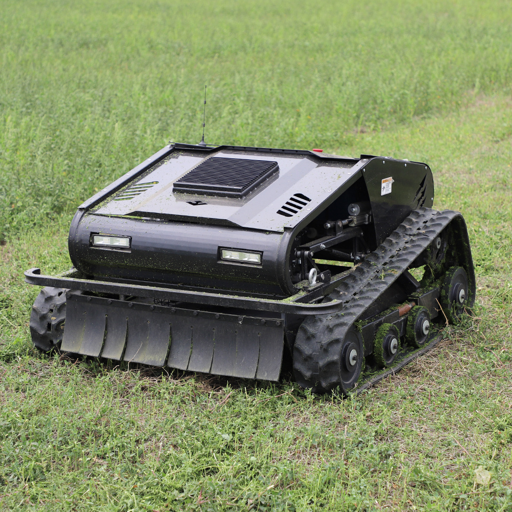 Free shipping!!!crawler remote control lawn mower Paddy Field 800mm cutting width radio remote controlled Crawler Brush Cutter