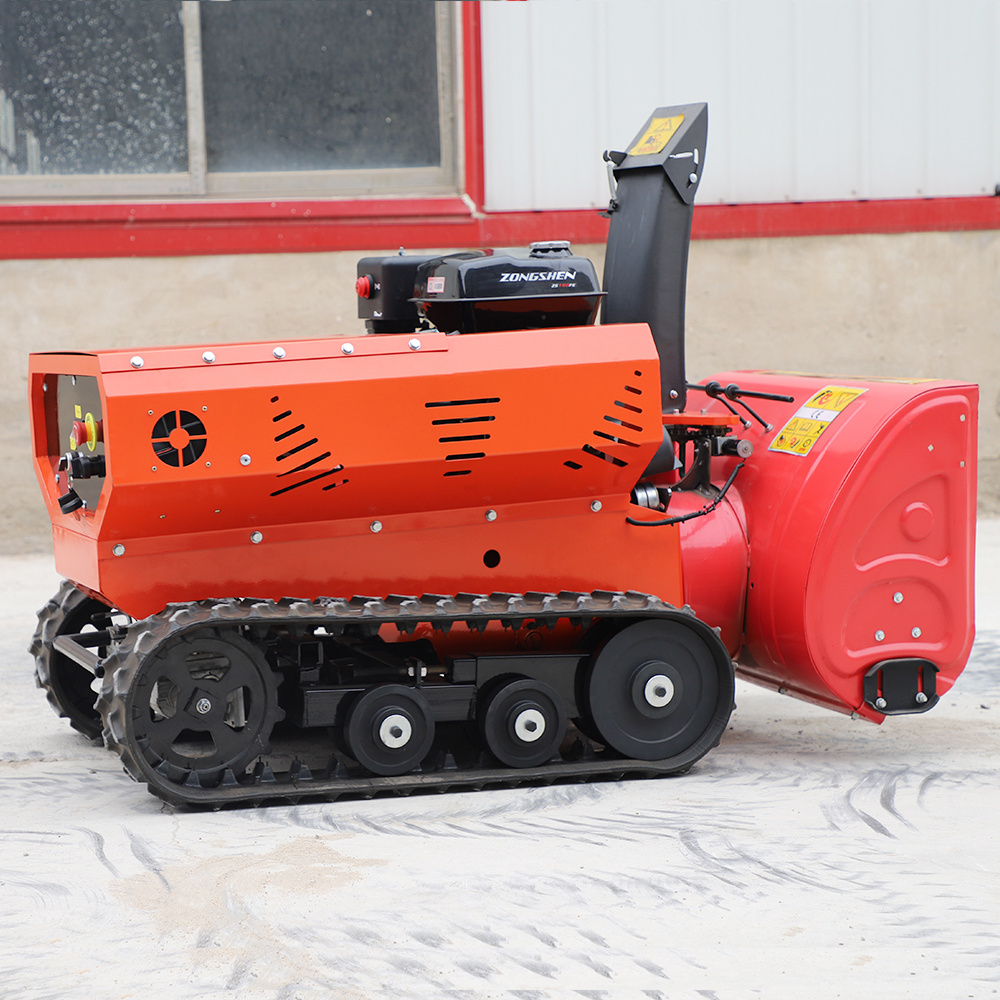 Group buying robot snow blower small remote control snow blower machine 4 wheel drive tractor with snow blower