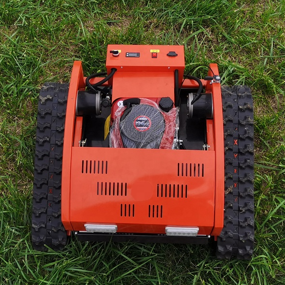 manufacturer Remote control ATV 4wd 4 wheel drive solid rubber tires Mini small lawn mower lawnmower for Japan