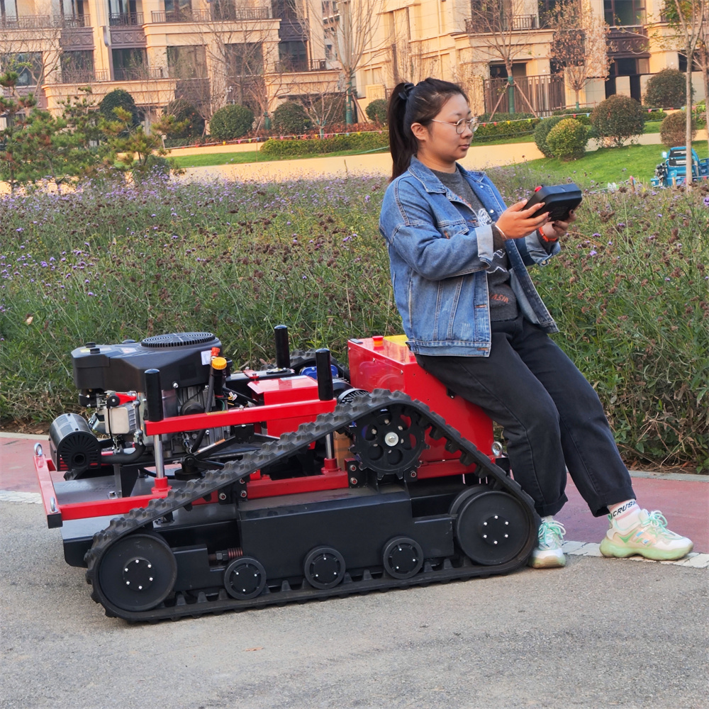 High Quality Electric Remote Control Lawn Mower 16-HP Grass Trimmer Crawler Grass Cutting Machine Robot Lawn Mower