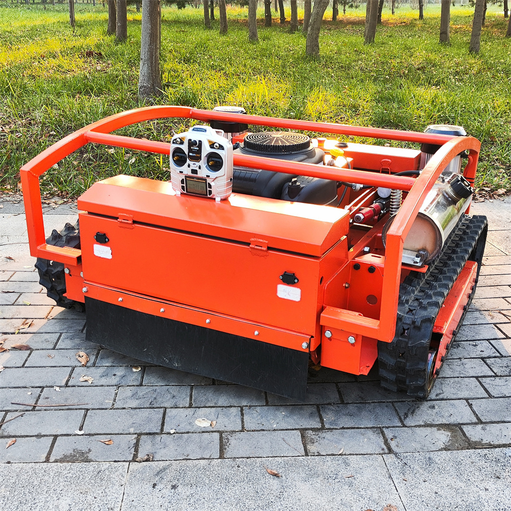 Multifunction CE EPA Approved All Terrain RC Grass Cutter Rubber Tracks Robot Remote Control Lawn Mower