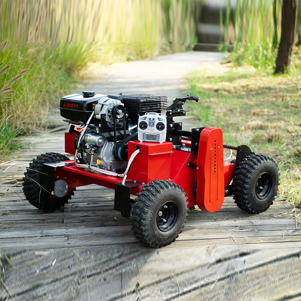 Factory Direct 800mm Mowing Range Zero Turn rc Remote Control Mower Brush Cutter 4-stroke