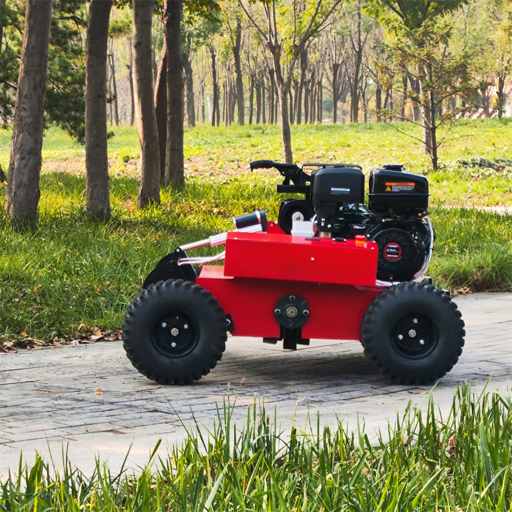 16HP 800MM Grass Cutter Machine Automatic Remote Robot Control Zero Turn Electric Lawn Mower