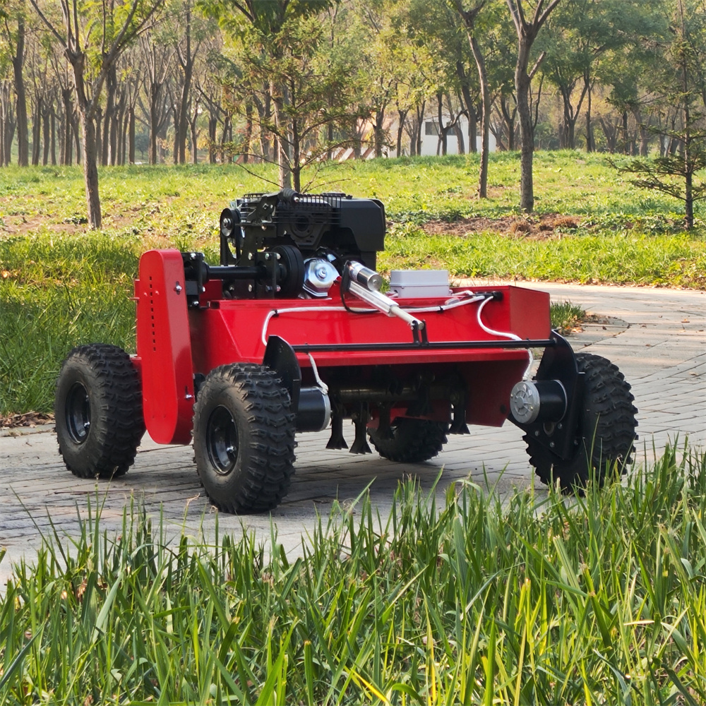 16HP 800MM Grass Cutter Machine Automatic Remote Robot Control Zero Turn Electric Lawn Mower