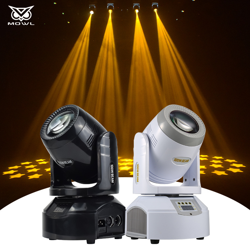 MOWL KTV Nightclub Private Room Disco Stage Rotating 100W Mini Sharpy DMX dj LED Beam Moving Head Light