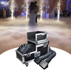 MOWL 3000W Low Lying Fog Machine Water Base DMX Smoke Machine For Stage DJ Wedding Disco Party