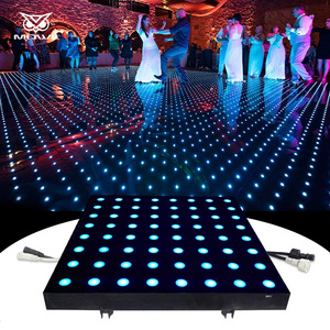 MOWL Waterproof Portable Outdoor Lights Pixels Digital LED Dance Floor Panels for Wedding Party DJ Disco Night Club