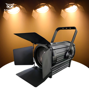 MOWL 300W DMX Fresnel Lens Cob Spotlight Manual Auto Zoom LED Par Spot Light for Stage