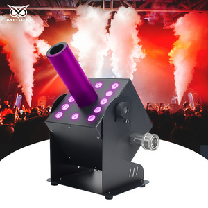 MOWL Stage Effect DJ Club Smoke Fog Spray Cryo Cannon DMX LED 12x3W RGB 3in1 Column Co2 Jet Machine