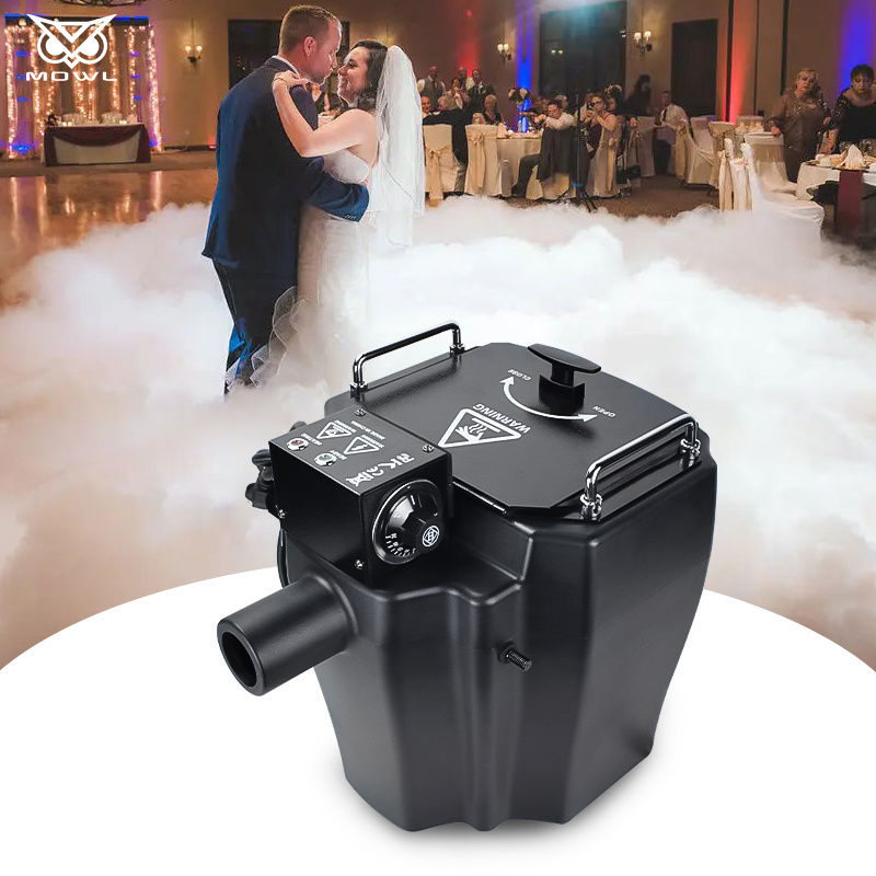 MOWL Low Lying Smoke Machine Nimbus 3500W Dry Ice Fog Machine for Wedding Stage Party Events