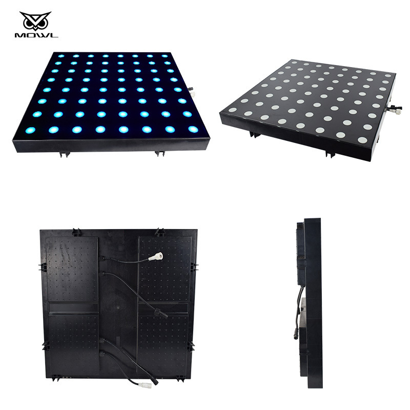 MOWL Waterproof Portable Outdoor Lights Pixels Digital LED Dance Floor Panels for Wedding Party DJ Disco Night Club