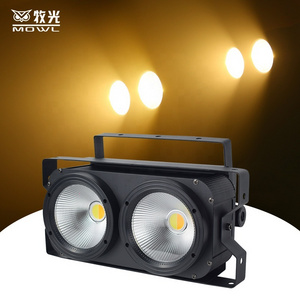 Hight Quality LED COB Par Light DMX 512  2pcs*100w blinder light for Studio Show