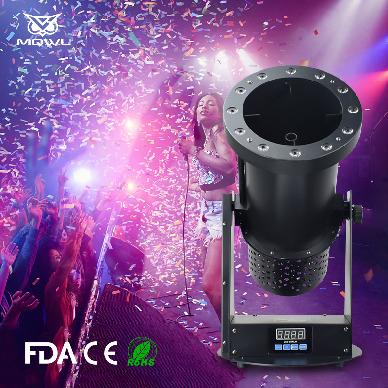 Stage Effect Equipment Electric DMX Big Paper Blower Confetti Cannon Machine for Wedding Shows