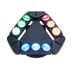 9 Heads 9*10W High Power RGBW 4in1 LED Beam Moving Head Lights for bar KTV Party