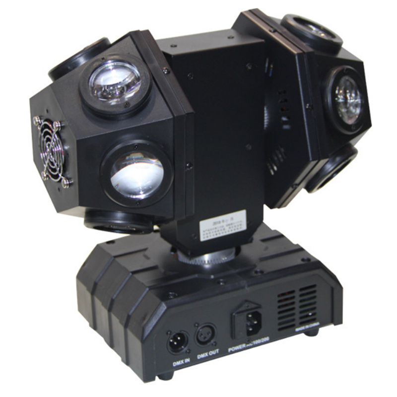 Party show 12*10W RGBW 4in1 LED moving head beam laser disco light