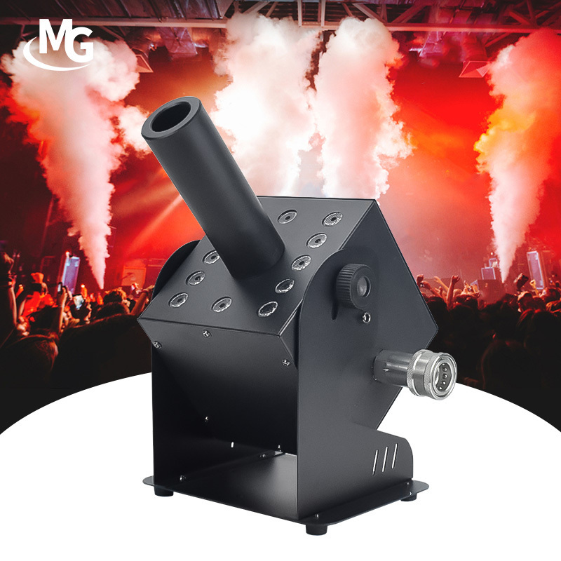 Angle Adjustable Nightclub DJ Cannon LED Co2 Jet Machine Spraying DMX512 Control Disco Show Club Stage Party