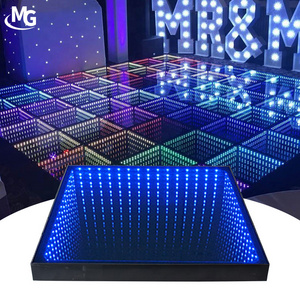 RGB Color Changing Sensitive LED Dance Floor Light Floor Tile Light For Disco Interactive Prop